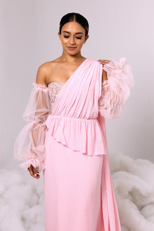 SKIRT - Kandiyan Wrap in Pink