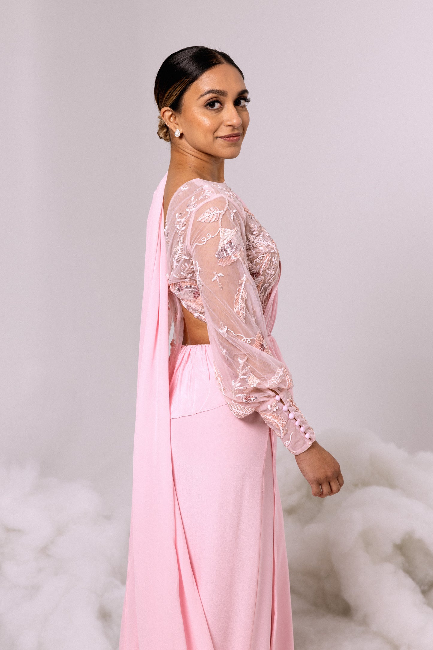 SKIRT - Kandiyan Wrap in Pink