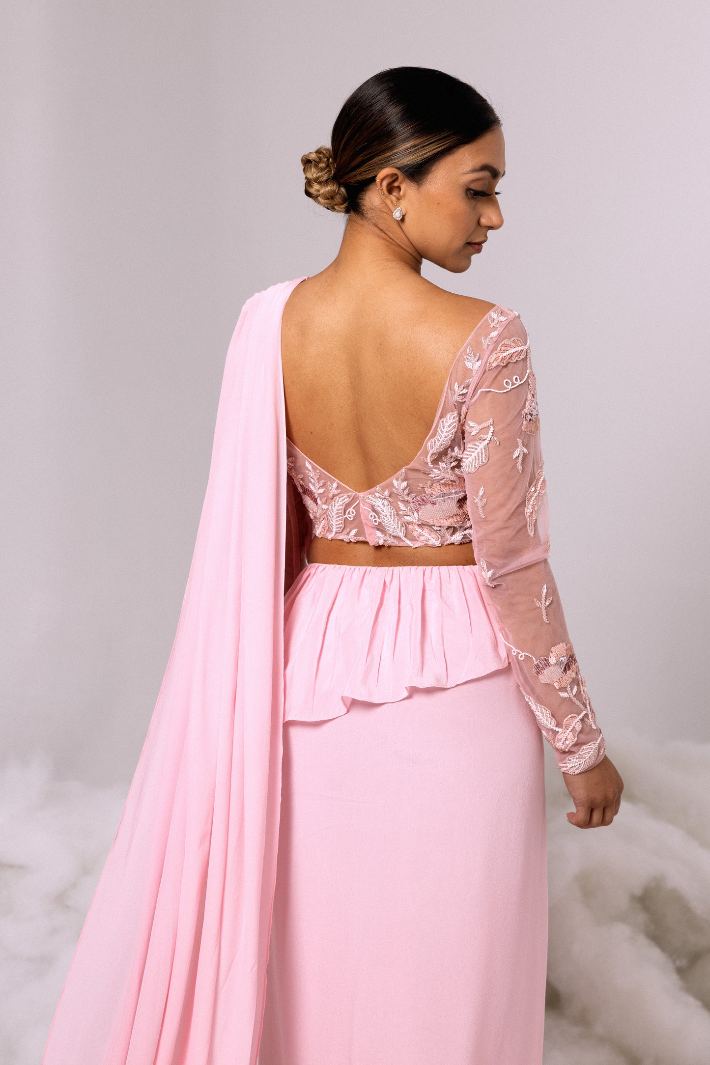 SKIRT - Kandiyan Wrap in Pink