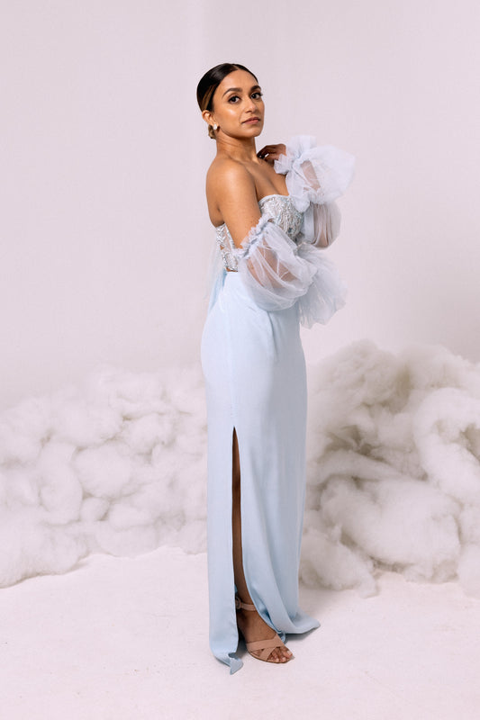 SKIRT - Straight in Blue