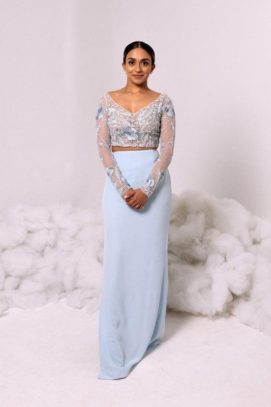 SKIRT - Straight in Blue