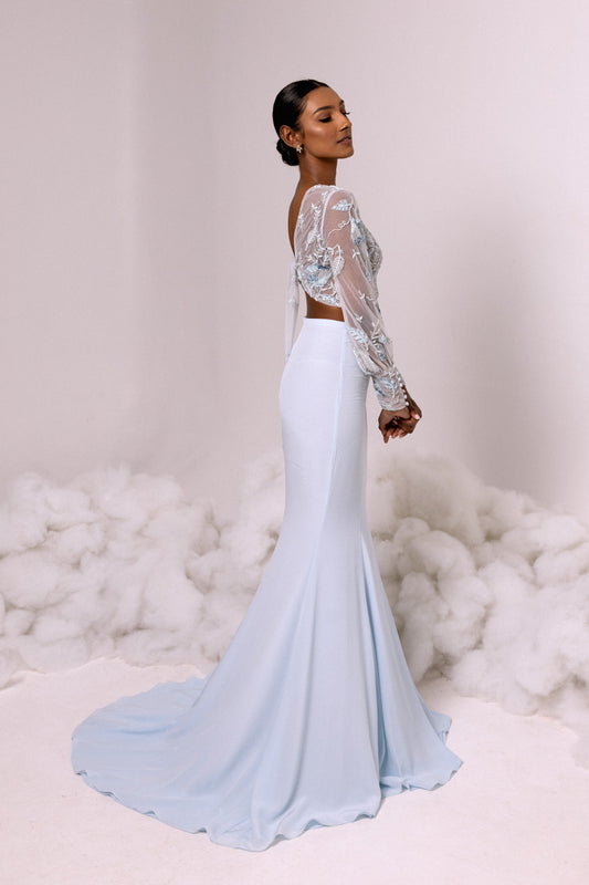 SKIRT - Flare in Blue