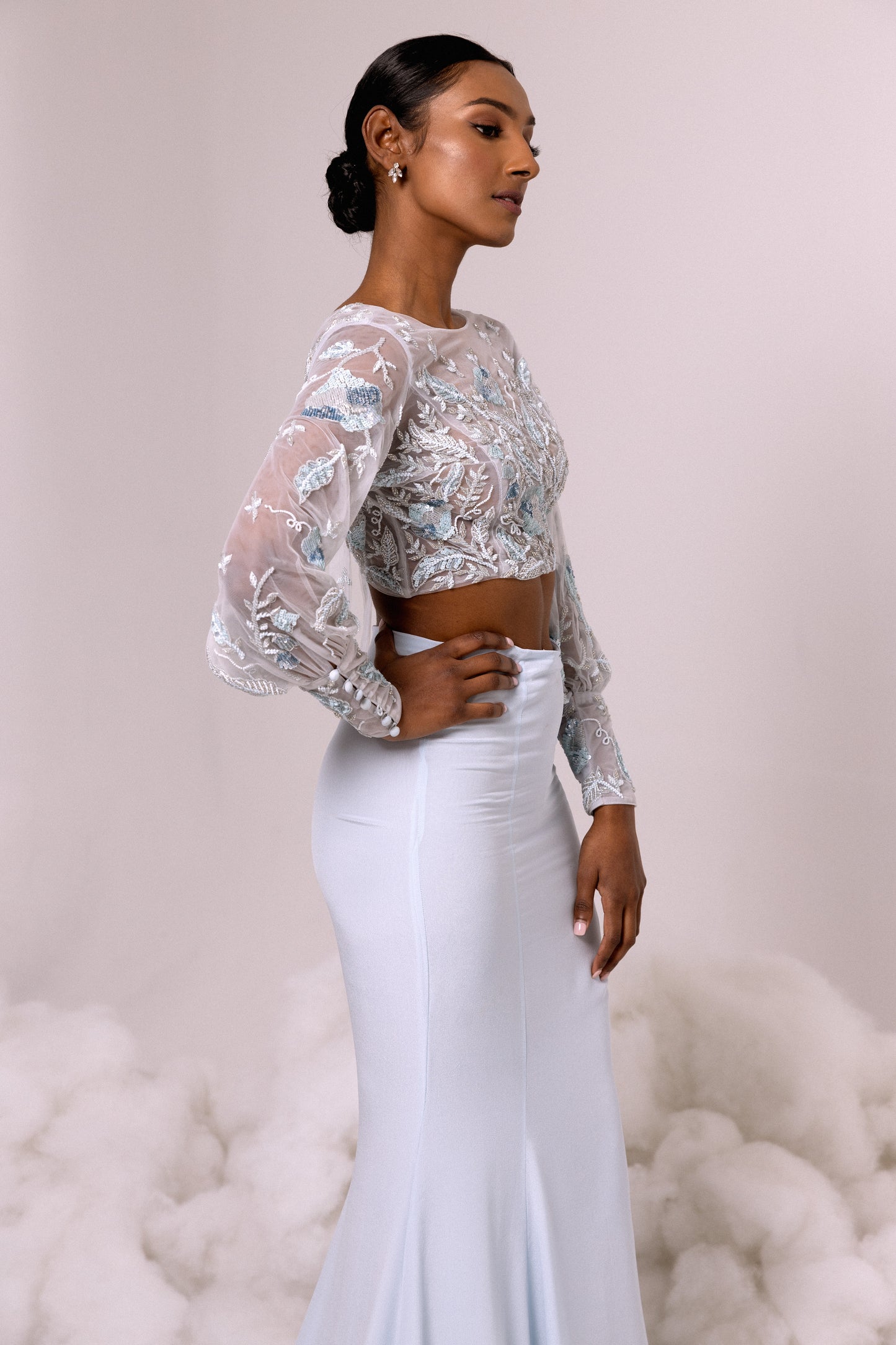 SKIRT - Flare in Blue