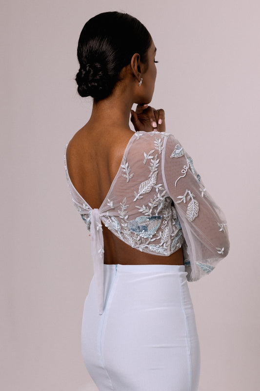 TOP - Bishop Sleeve in Blue