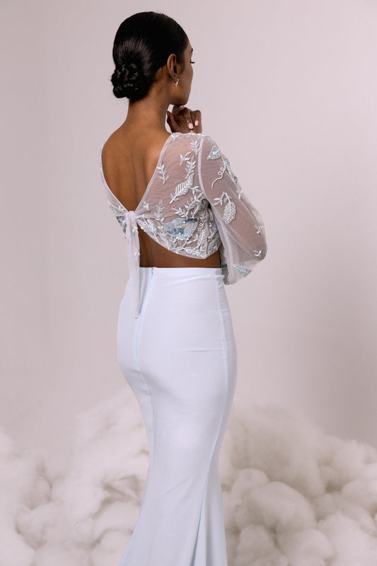 SKIRT - Flare in Blue