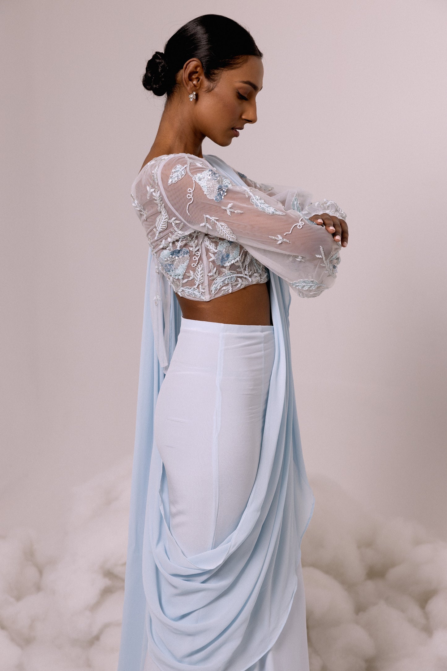 TOP - Bishop Sleeve in Blue
