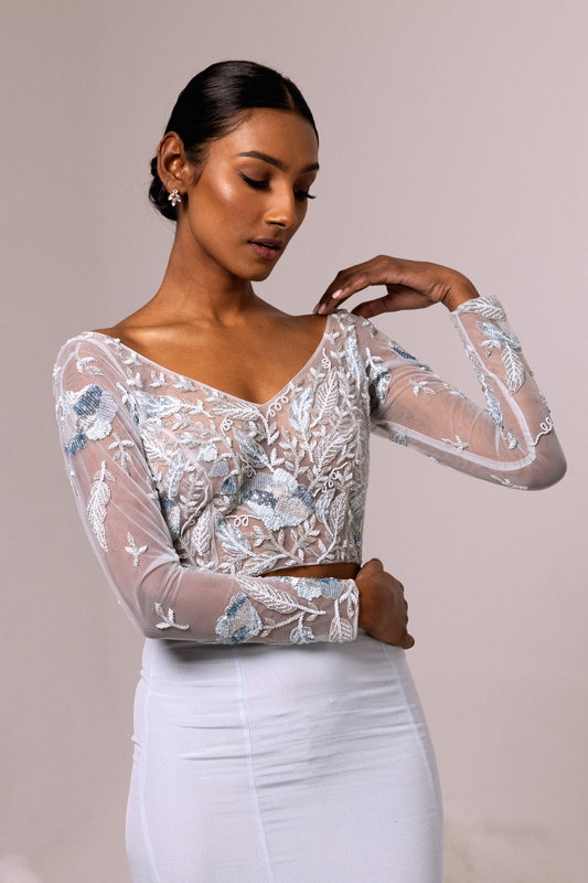 TOP - Long Sleeve in Blue