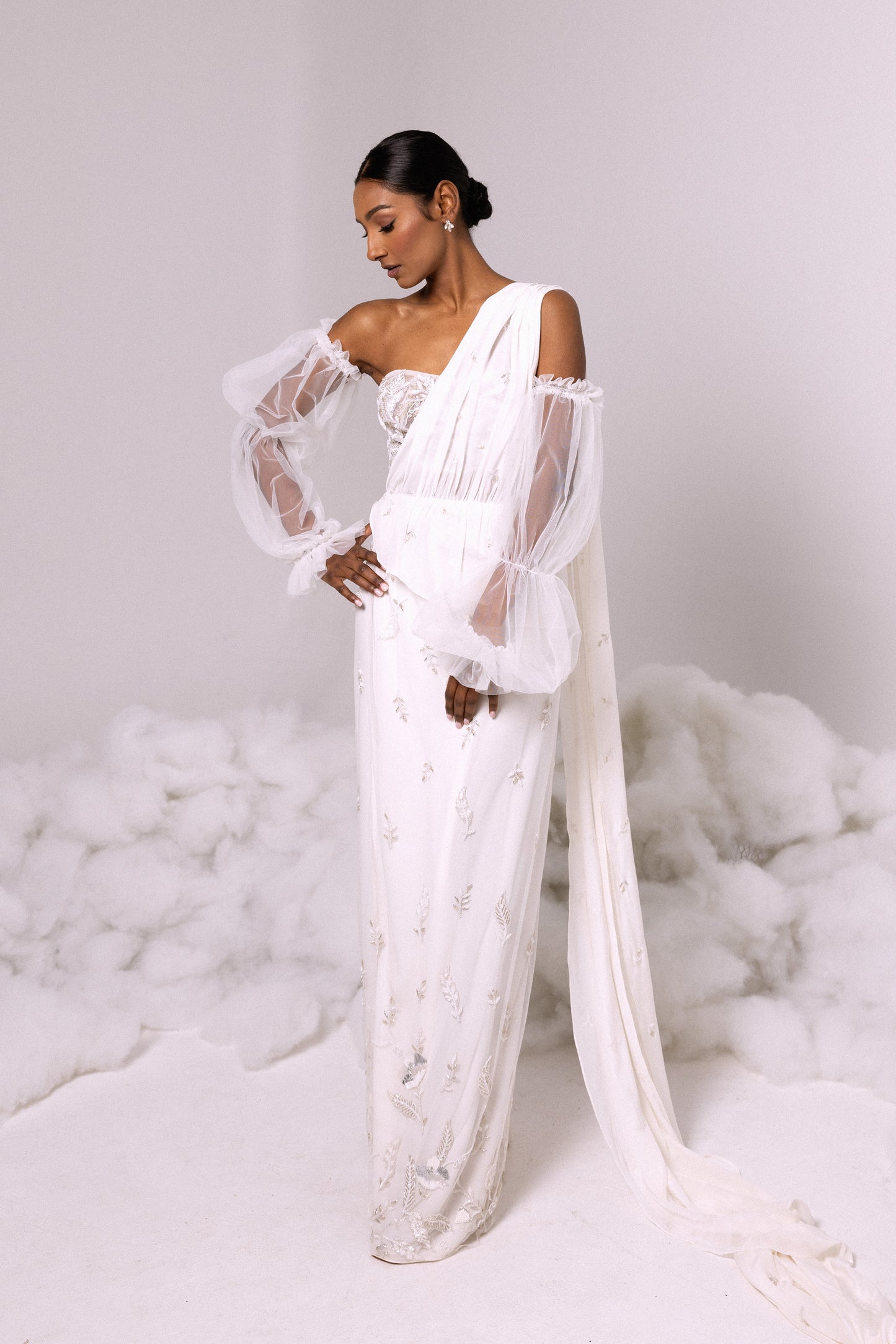 SKIRT - Kandiyan Wrap in Ivory