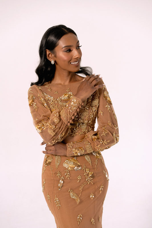 TOP - Bishop Sleeve in Gold