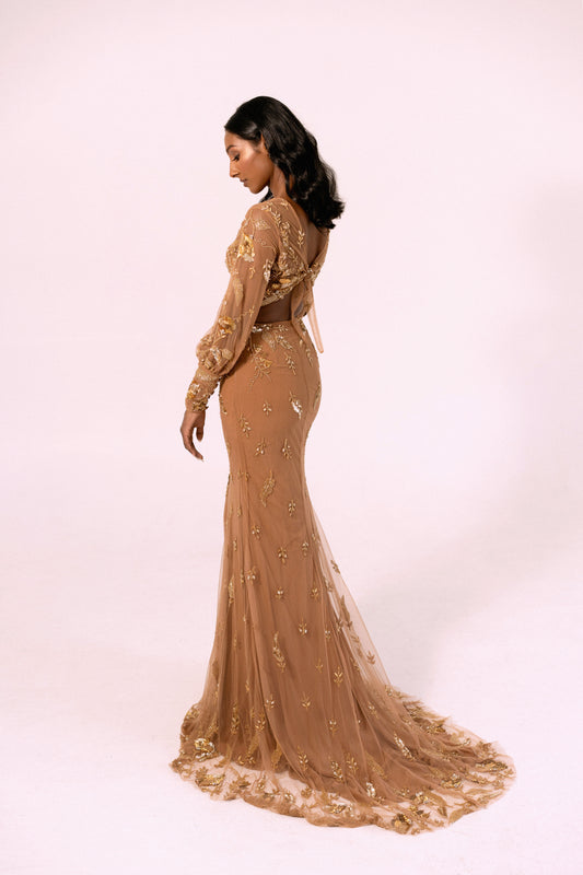 TOP - Bishop Sleeve in Gold