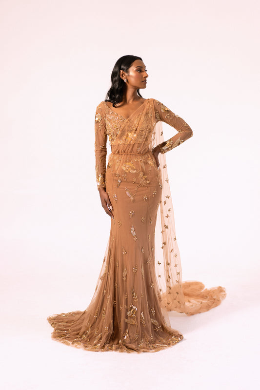 Modern Kandyan Set - Long Sleeve Top