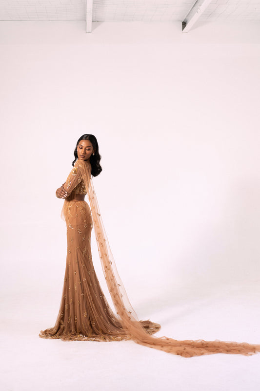 Modern Kandyan Set - Long Sleeve Top