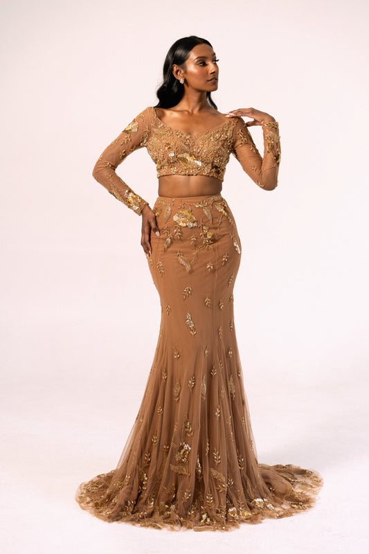 Two Piece Set - Long Sleeve Top