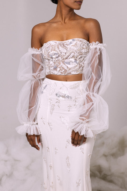 TOP - Strapless in Ivory