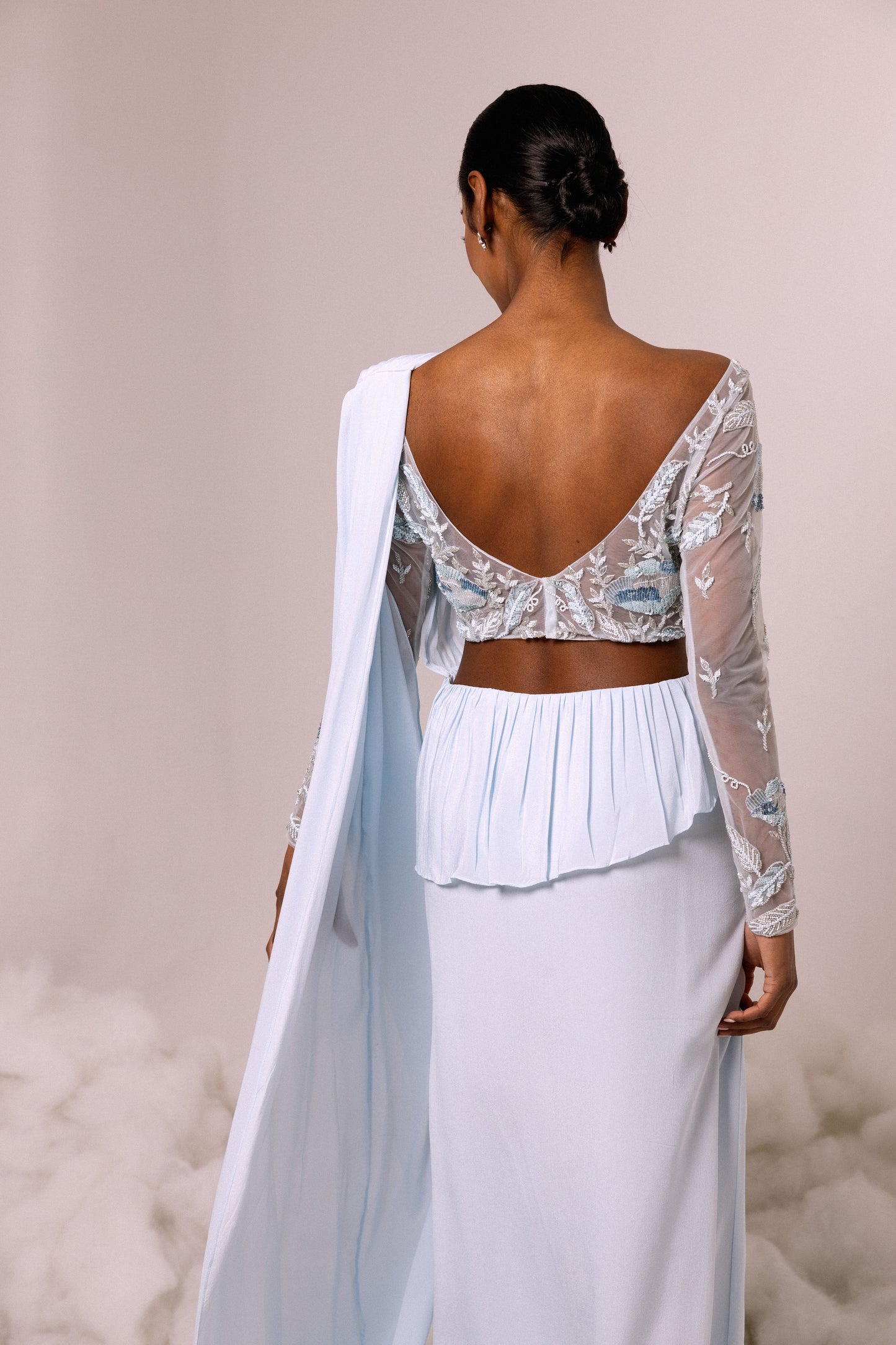 SKIRT - Kandiyan Wrap in Blue