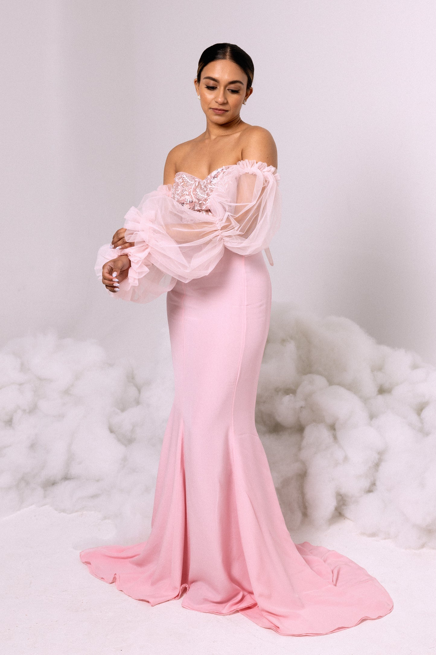 TOP - Strapless in Pink
