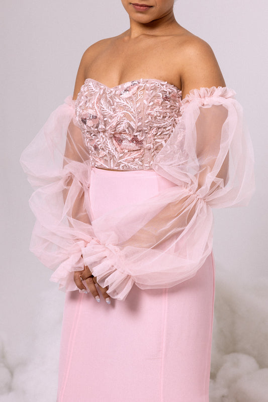 TOP - Strapless in Pink