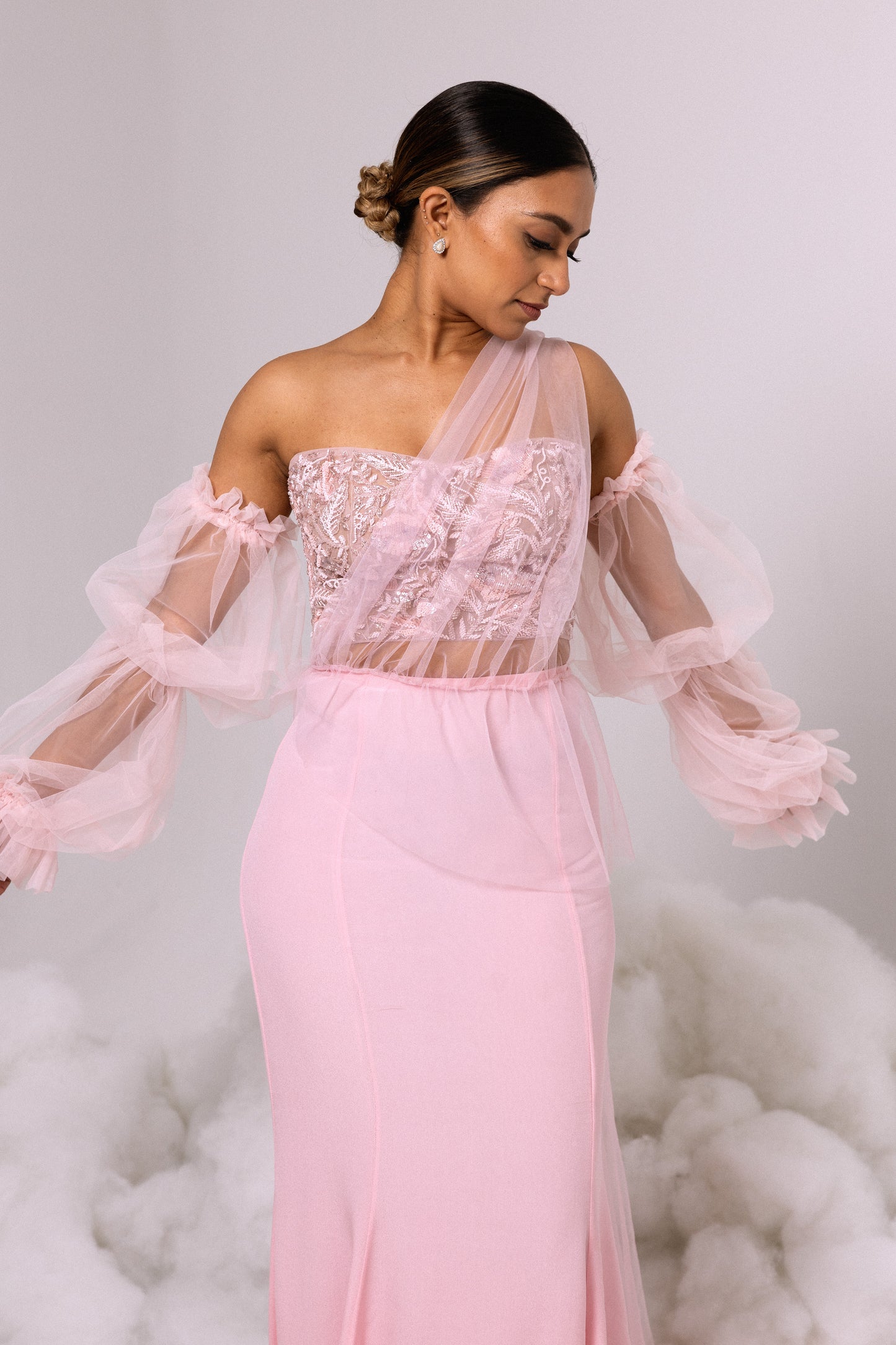 TOP - Strapless in Pink