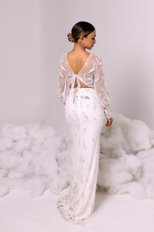 SKIRT - Straight in Ivory