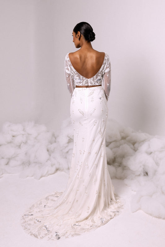 SKIRT - Flare in Ivory